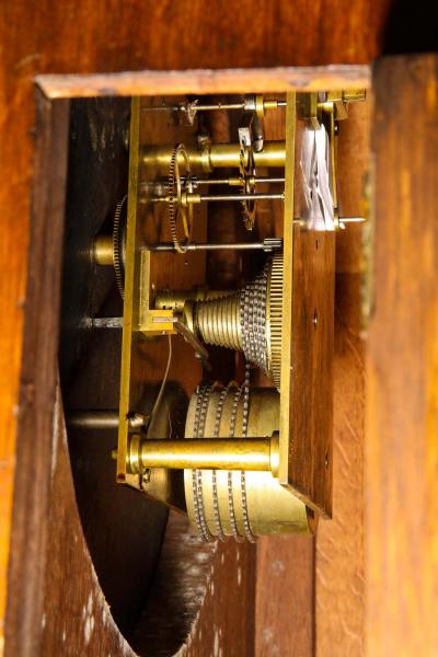 English Gothic Fusee Clock