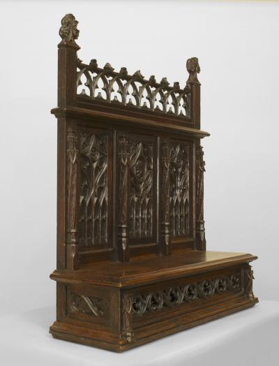 English Gothic Oak Altar
