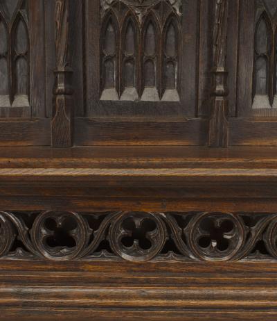 English Gothic Oak Altar