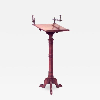 English Gothic Revival Wood Lectern