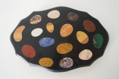 English Grand Tour Derbyshire Specimen Marble Desk Plaques or Paperweights