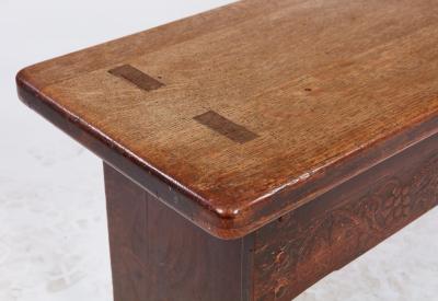 English Hall Bench c 1910