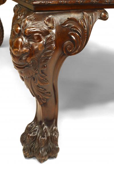 English Irish Georgian Mahogany Table Desk