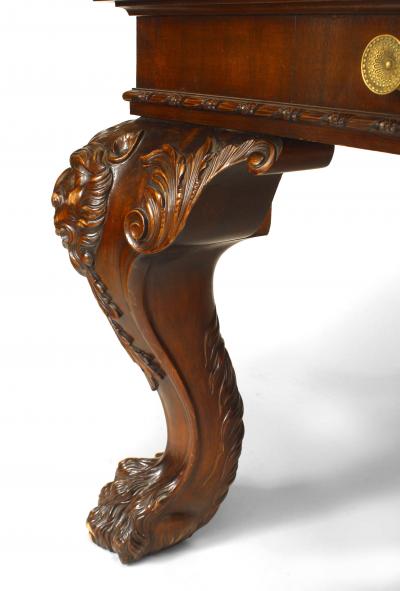 English Irish Georgian Mahogany Table Desk