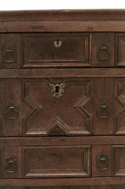 English Jacobean Style Oak Chest