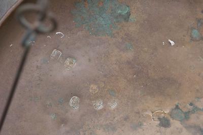 English Late 19th Century Large Brass Table Scale Weights