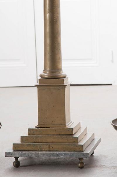 English Late 19th Century Large Brass Table Scale Weights