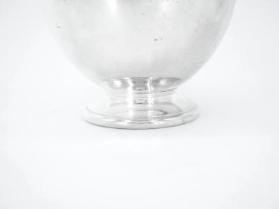 English Late 19th Century Silver Plate Tableware Serving Water Pitcher