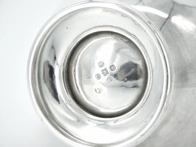English Late 19th Century Silver Plate Tableware Serving Water Pitcher