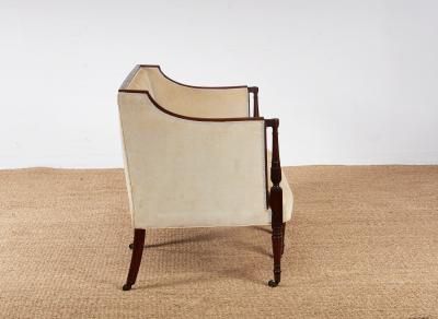 English Late Georgian Mahogany Settee