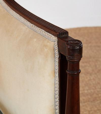 English Late Georgian Mahogany Settee