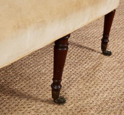 English Late Georgian Mahogany Settee