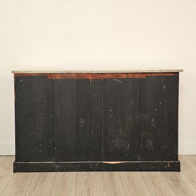 English Late Regency Period Rosewood Breakfront Cabinet circa 1830