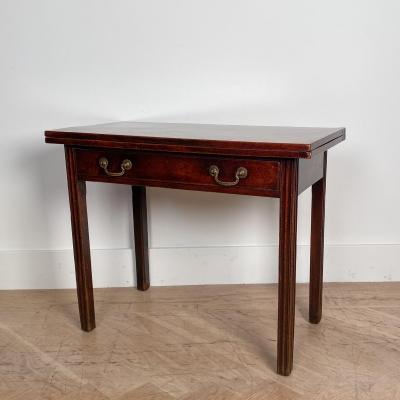 English Mahogany Game Table 19th Century