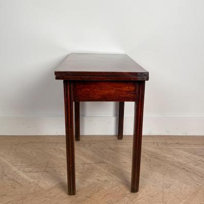 English Mahogany Game Table 19th Century