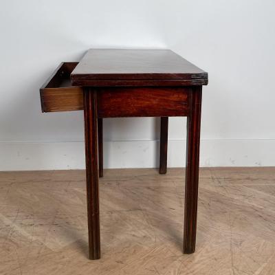 English Mahogany Game Table 19th Century