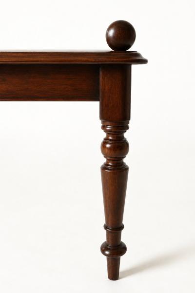 English Mahogany Hall Bench circa 1860