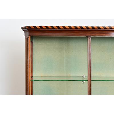 English Mahogany Large Shop Display Showcase