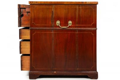 English Mahogany Partner s Pedestal Rent Desk by James Winter ca 1830