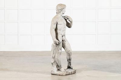 English Michelangelos David Statue