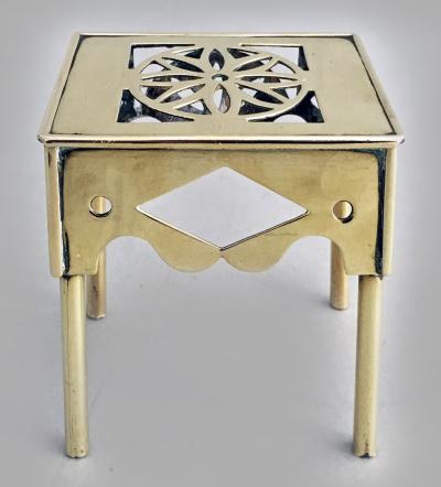 English Miniature Brass Footman