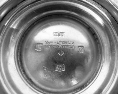 English Modern Sterling Silver Allegorical Three Bears Baby Cup 1939