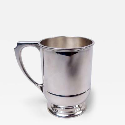 English Modern Sterling Silver Allegorical Three Bears Baby Cup 1939