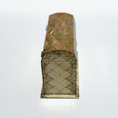 English Mother of Pearl Stationery Box Circa 1840