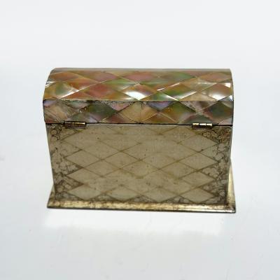 English Mother of Pearl Stationery Box Circa 1840