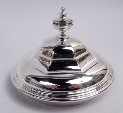 English Neoclassical Sterling Silver Covered Urn Trophy Cup 1958