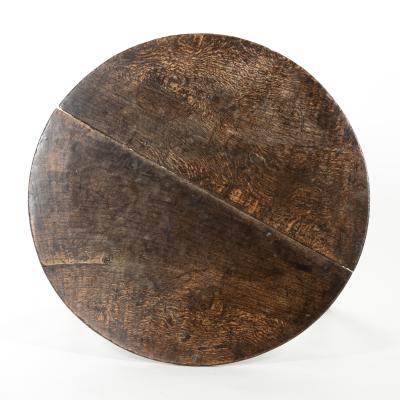 English Oak Cricket Table Circa 1890