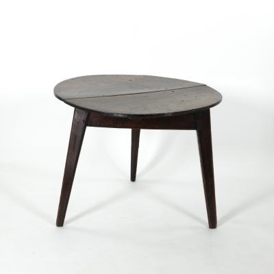 English Oak Cricket Table Circa 1890