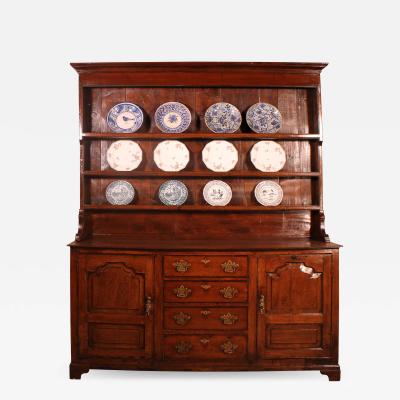 English Oak Dresser And Rack Early 18th Century