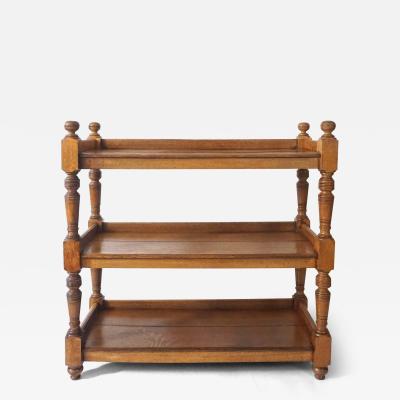 English Oak Etagere or Open Shelves circa 1875