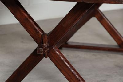 English Oak X Framed Farmhouse Refectory Table