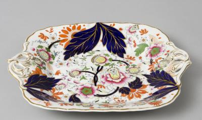 English Pair of Derby Dessert Plates Circa 1800