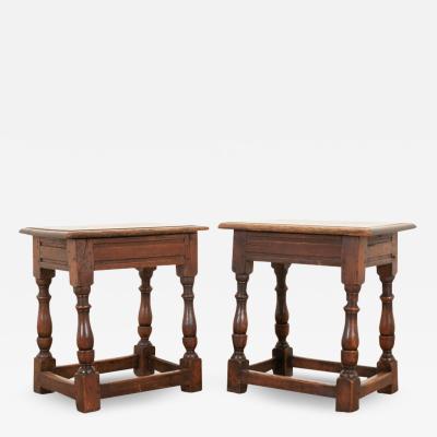English Pair of Early 19th Century Joint Stools