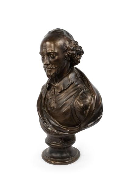 English Plaster Shakespeare Bust