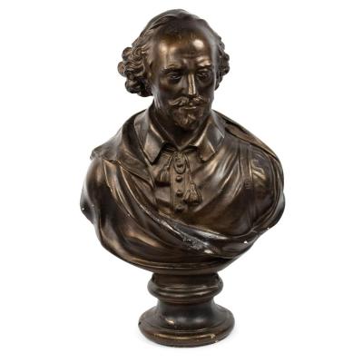 English Plaster Shakespeare Bust