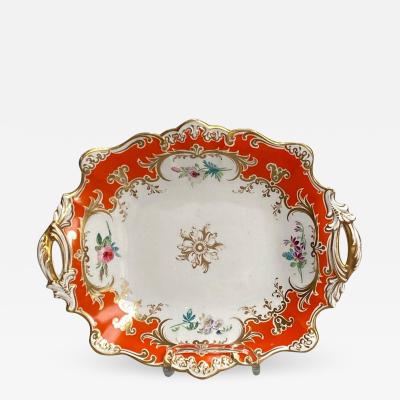 English Porcelain 2 handled Dish