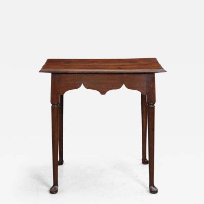 English Queen Anne Padfoot Center Table
