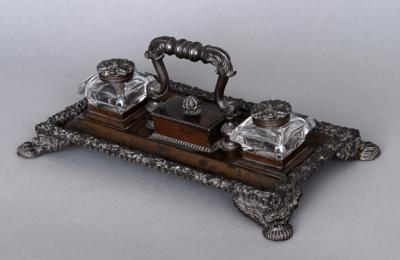 English Regency Bronze Inkstand Circa 1820