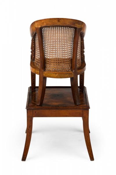 English Regency Caned Childs Chair on Stand