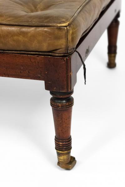 English Regency Canopy Library Arm Chair