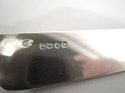 English Regency Classical Sterling Silver Agate Fruit Set for 12