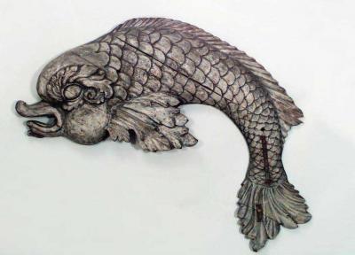 English Regency Dolphin Wall Plaque Pub Sign