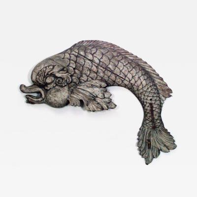 English Regency Dolphin Wall Plaque Pub Sign