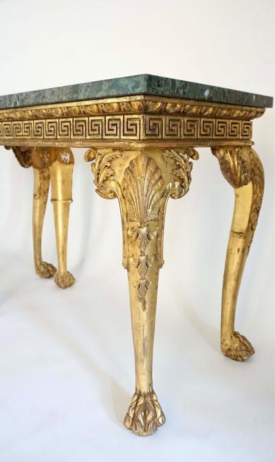 English Regency Giltwood Side Tables in the Manner of William Kent
