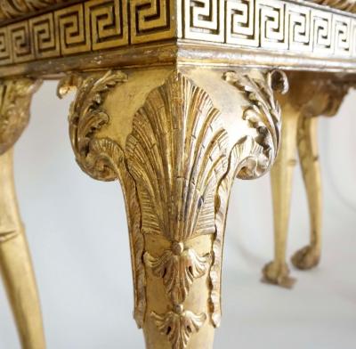 English Regency Giltwood Side Tables in the Manner of William Kent