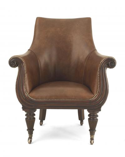 English Regency Mahogany Arm Chair